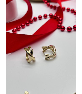 Серьги Иксы в золоте